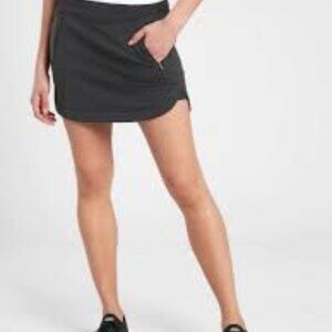 Athleta Fairway Golf Skort Women's Size XS 18" Black Athletic Golf Skort‎